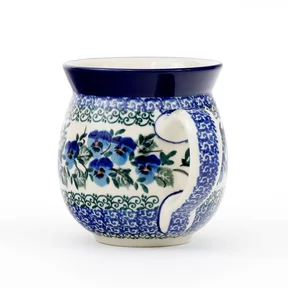 Kubek ceramiczny 073 <br> 12273X Kobaltowe bratki